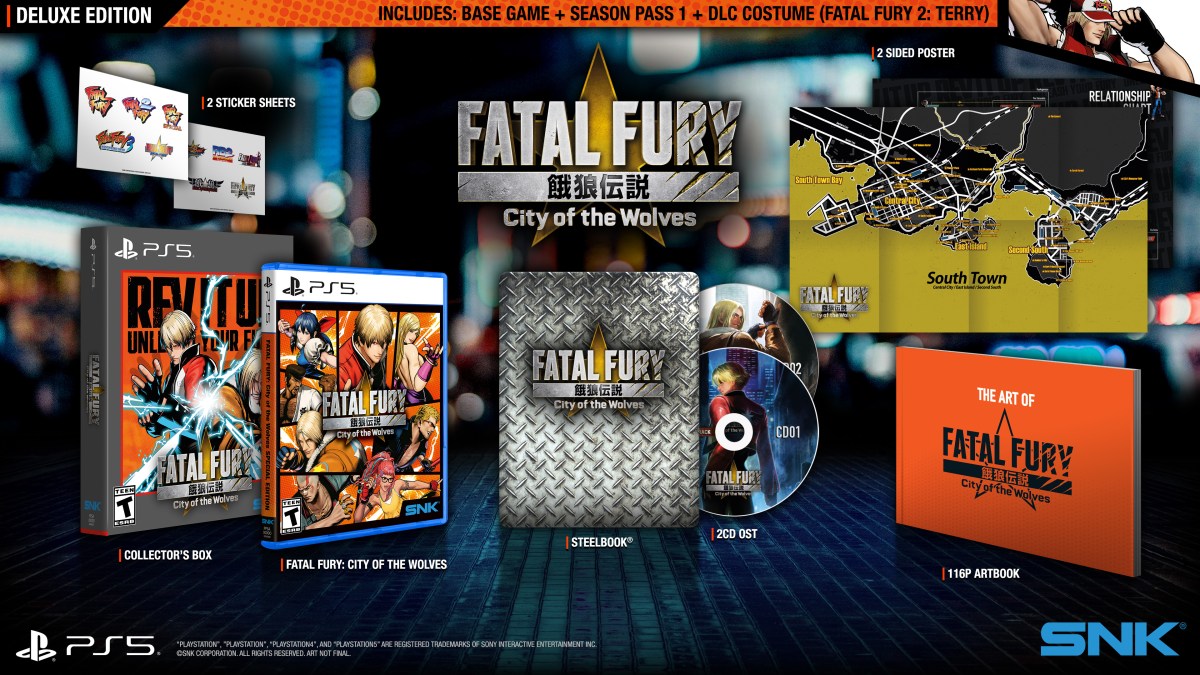 Fatal Fury: City of the Wolves Pre-Order and Editions Shared 